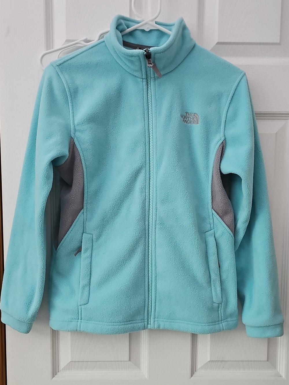 The North Face Girls Mint Blue Fleece Jacket